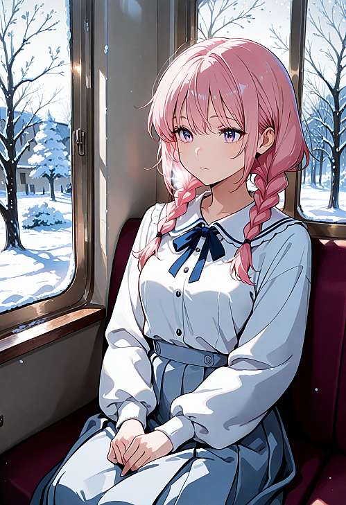 拂雪抽枝待君归