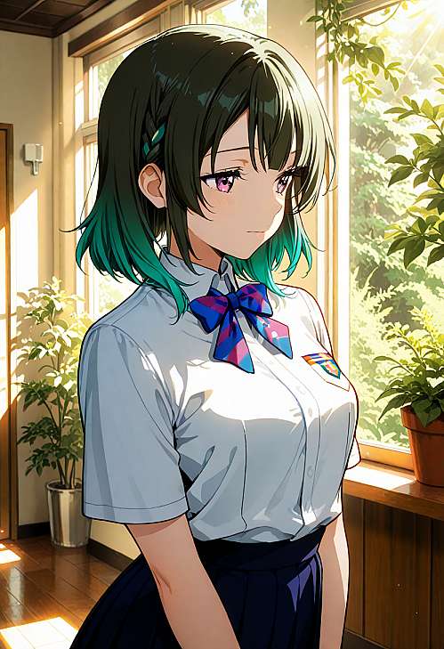 流年织云夏染帘