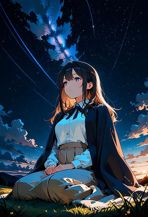 落日归海不回头